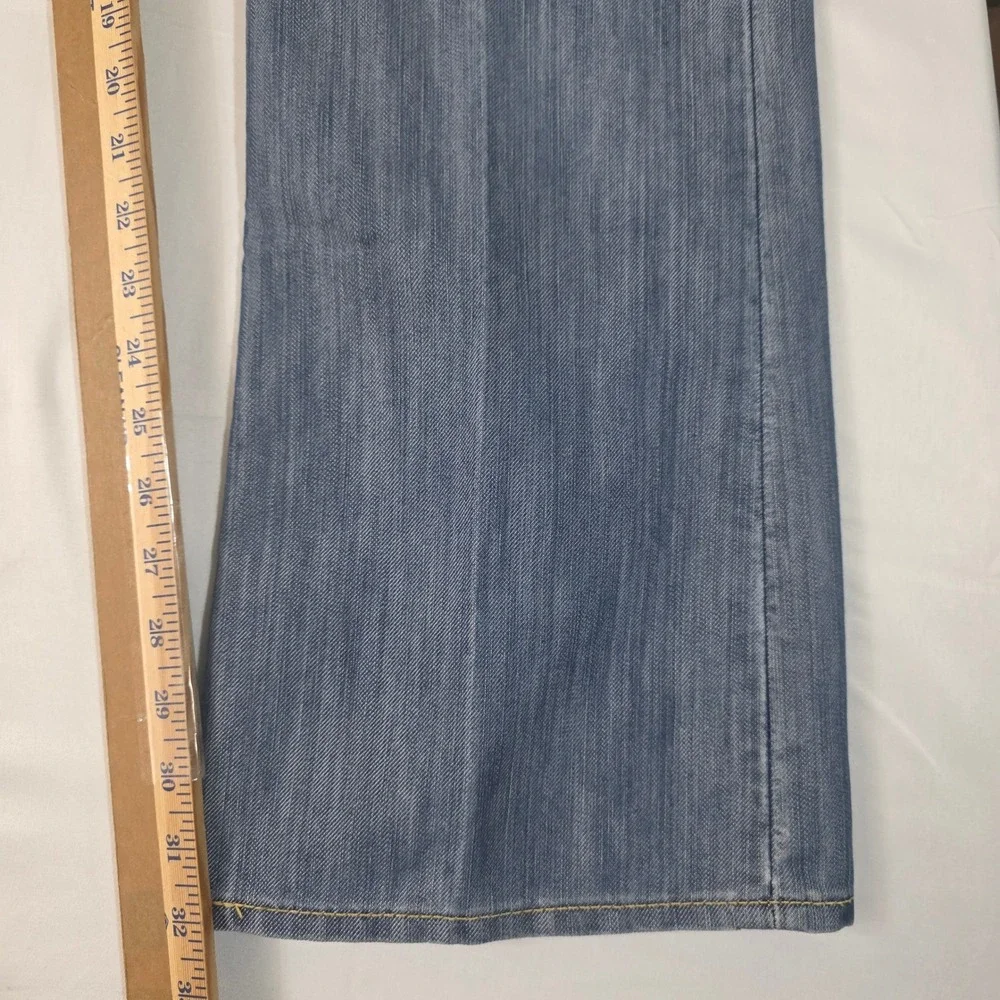 VTG Levis 527 Jeans Mens 32x32 Blue Denim Low Boot Cut  Flap Pocket Grunge Y2K